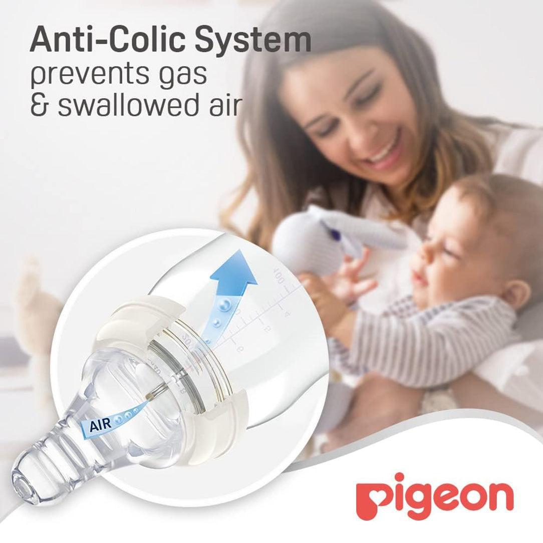 Pigeon Streamline Slim Neck PP Feeding Bottle - 250ml, Standard Bottles