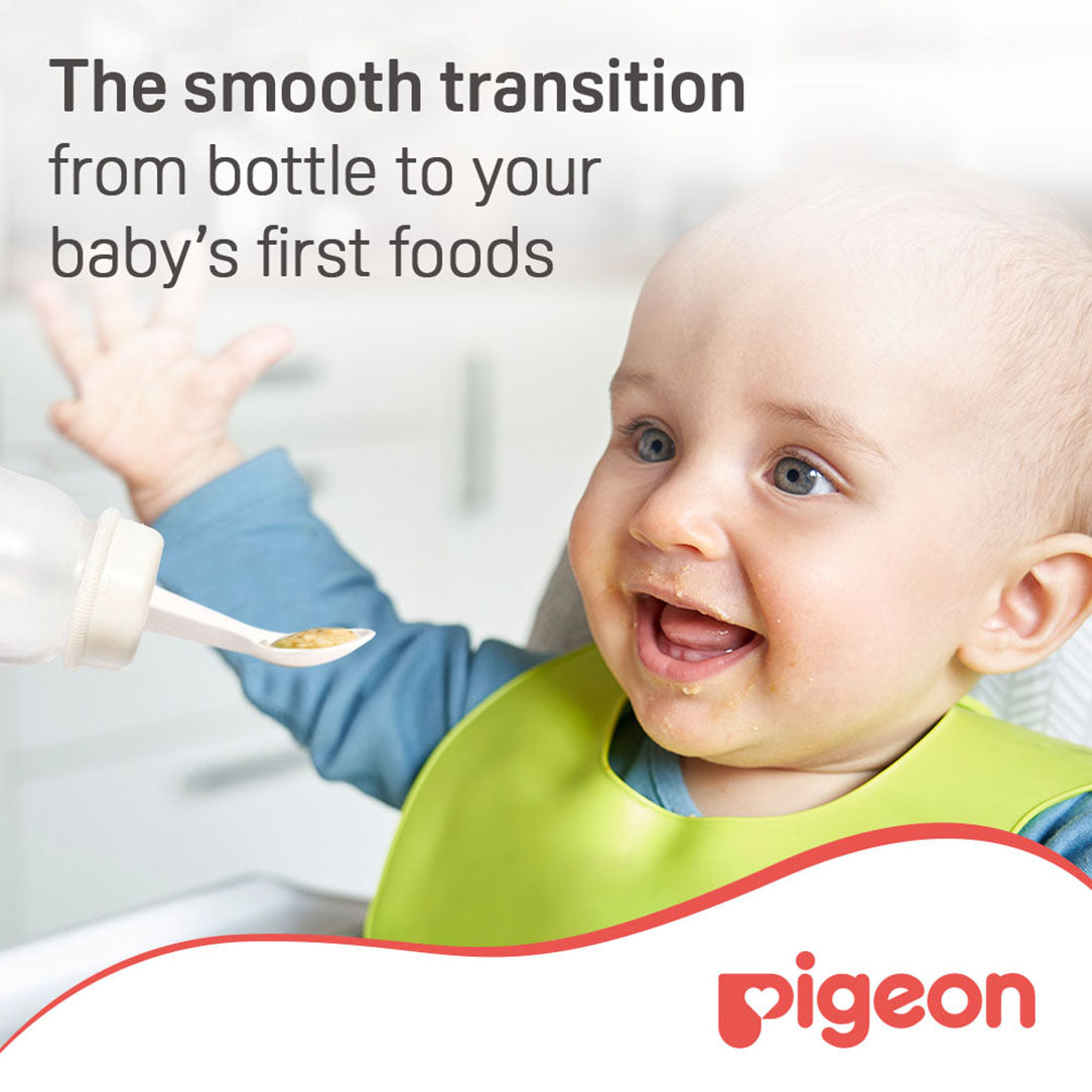 Pigeon Weaning Bottle with Spoon - 120ml, Standard Bottles