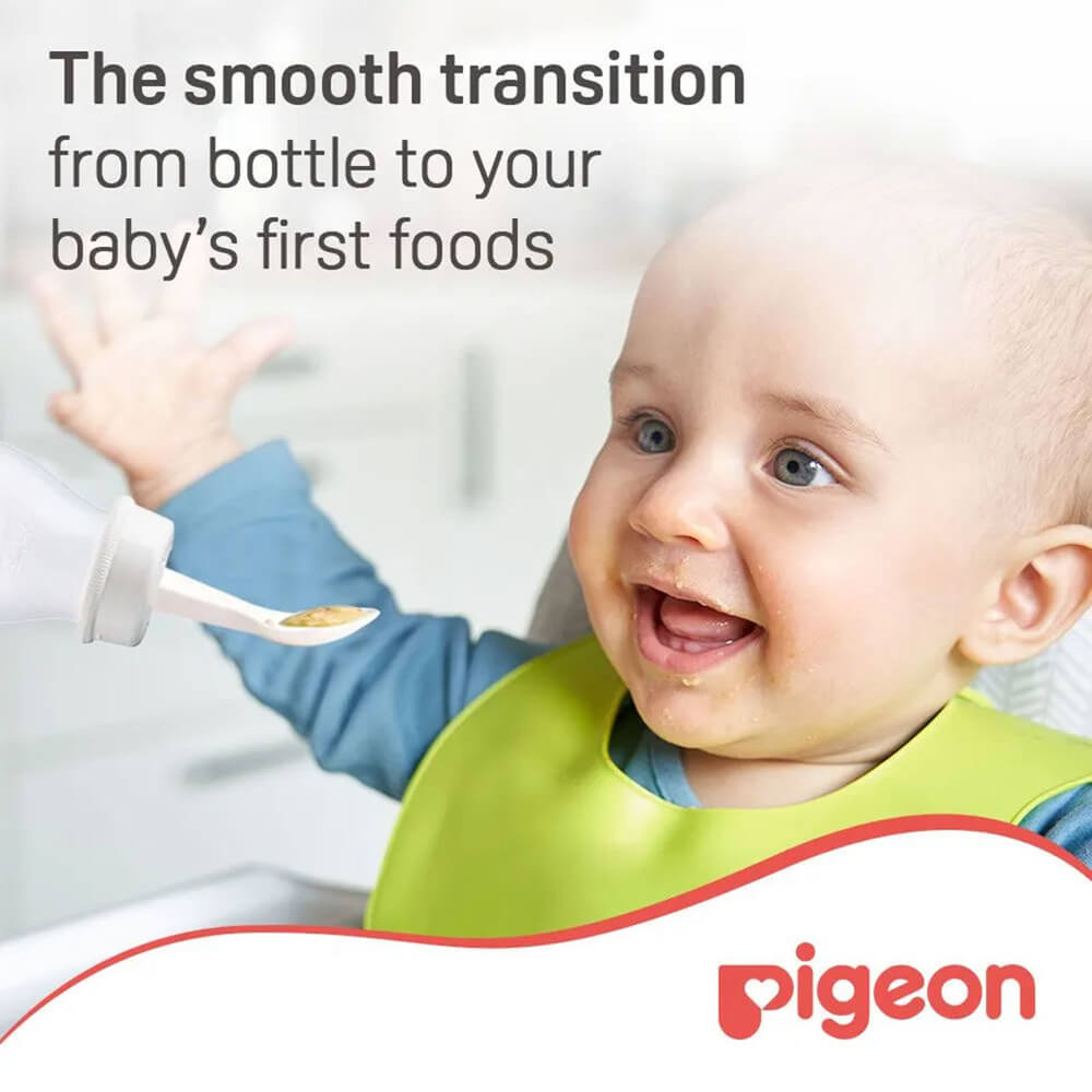 Pigeon Weaning Bottle with Spoon 240ml – 6+ months,Baby Bottles
