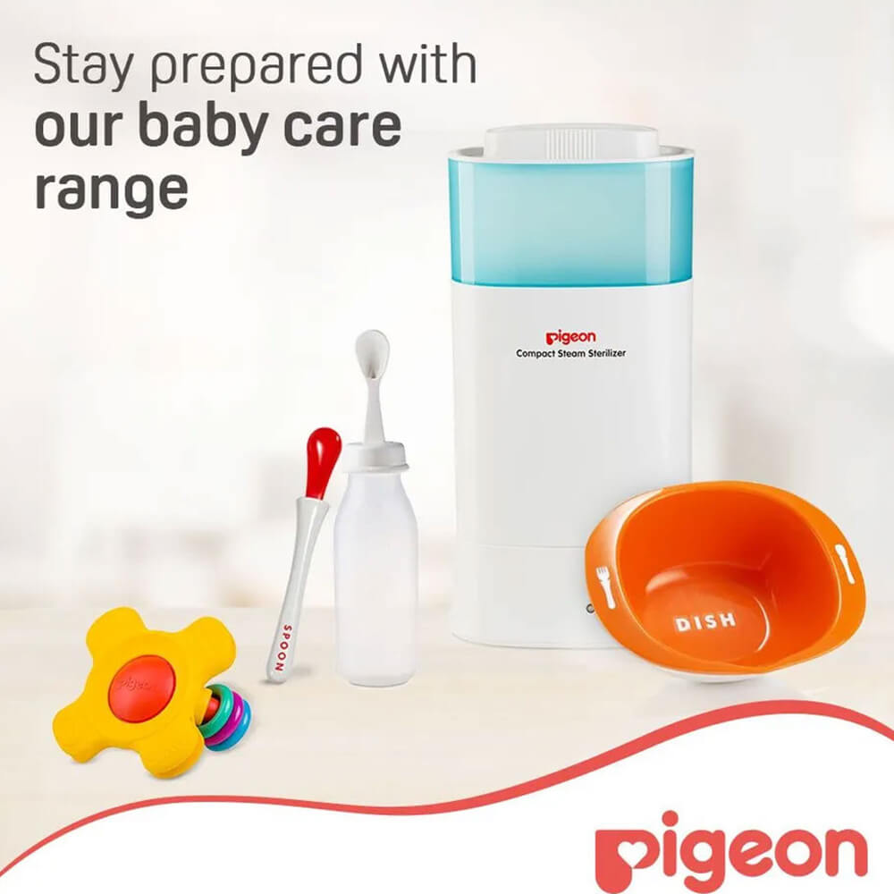 240ml baby bottle with spoon – Pigeon for smooth transition