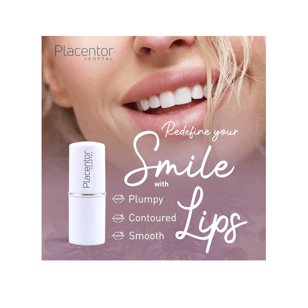 Placentor Vegetal Anti-Age Plumping Lip Balm - 4g, Lip Balms