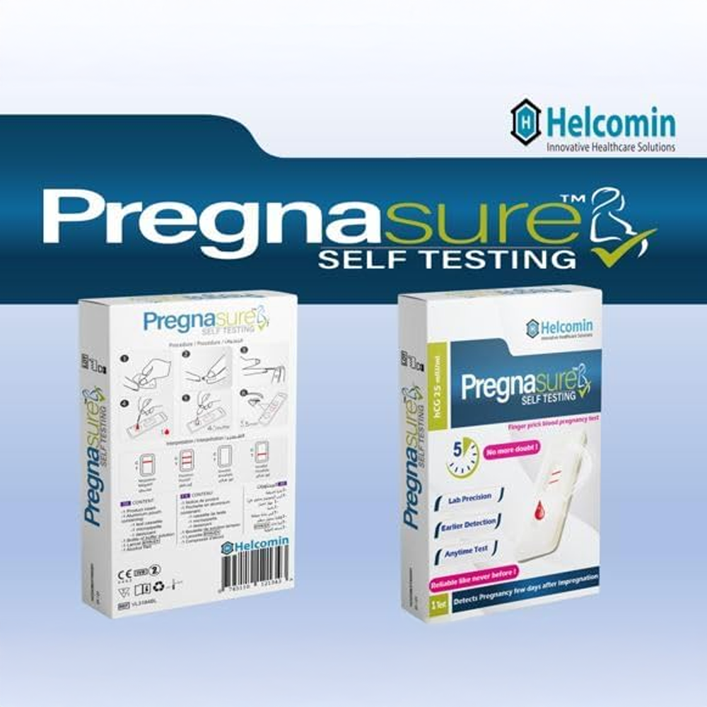 Pregnasure Blood Pregnancy Test (Finger Prick) - 1 Unit, Pregnancy Tests