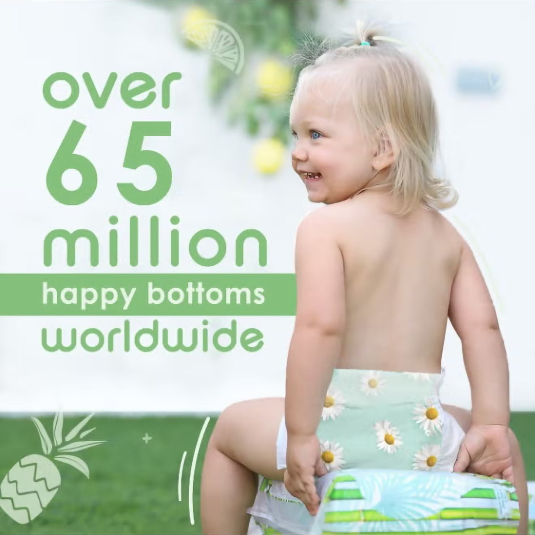 PureBorn Organic Diapers Size 3 (5.5-8kg) - 28pcs (50565), Disposable Diapers