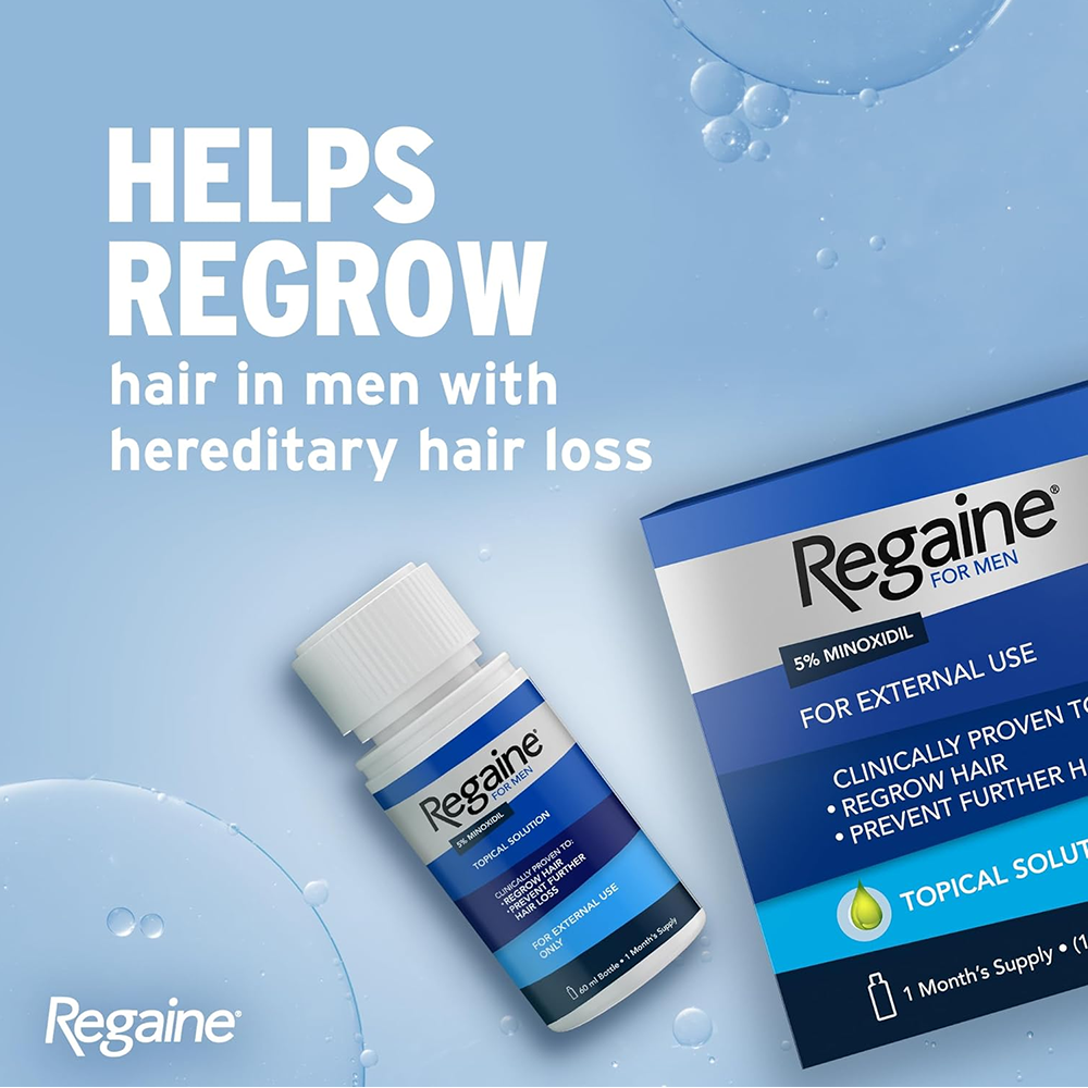 REGAINE FOR MEN 5% 60ML, Hair Loss Treatments