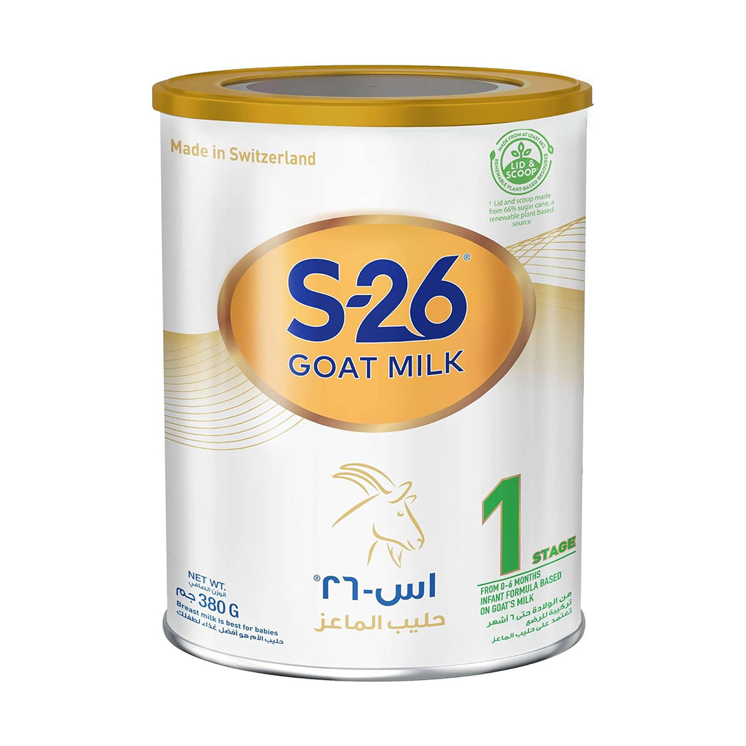 S-26 Goat Milk Infant Formula Powder Stage 1 - 380g, Dairy Formula 