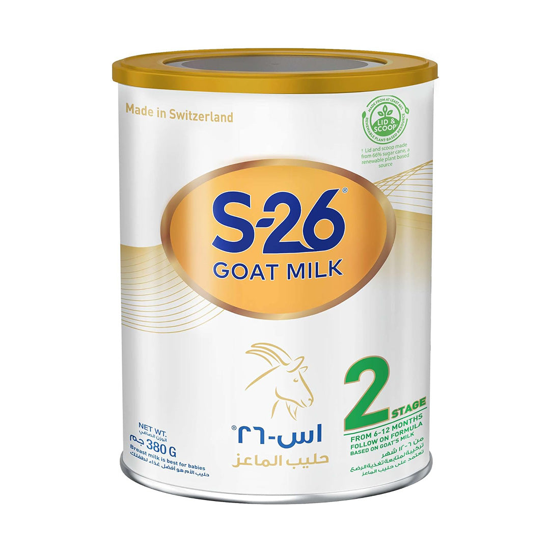 S-26 Goat Milk Infant Formula Powder Stage 2 - 380g, Dairy Formula