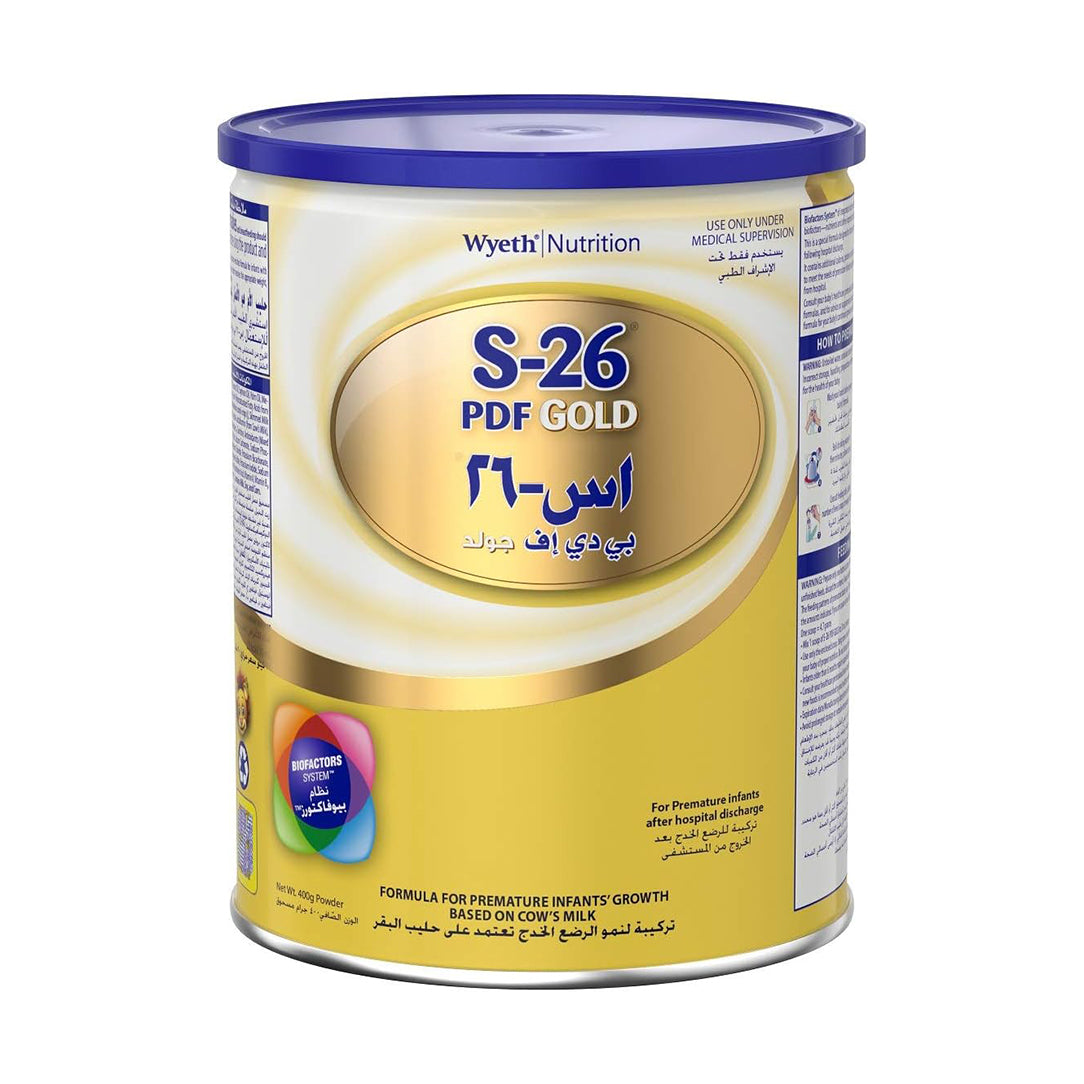 S-26 Gold Post-Discharge Infant Formula Milk Powder - 400g, Hypoallergenic Formula