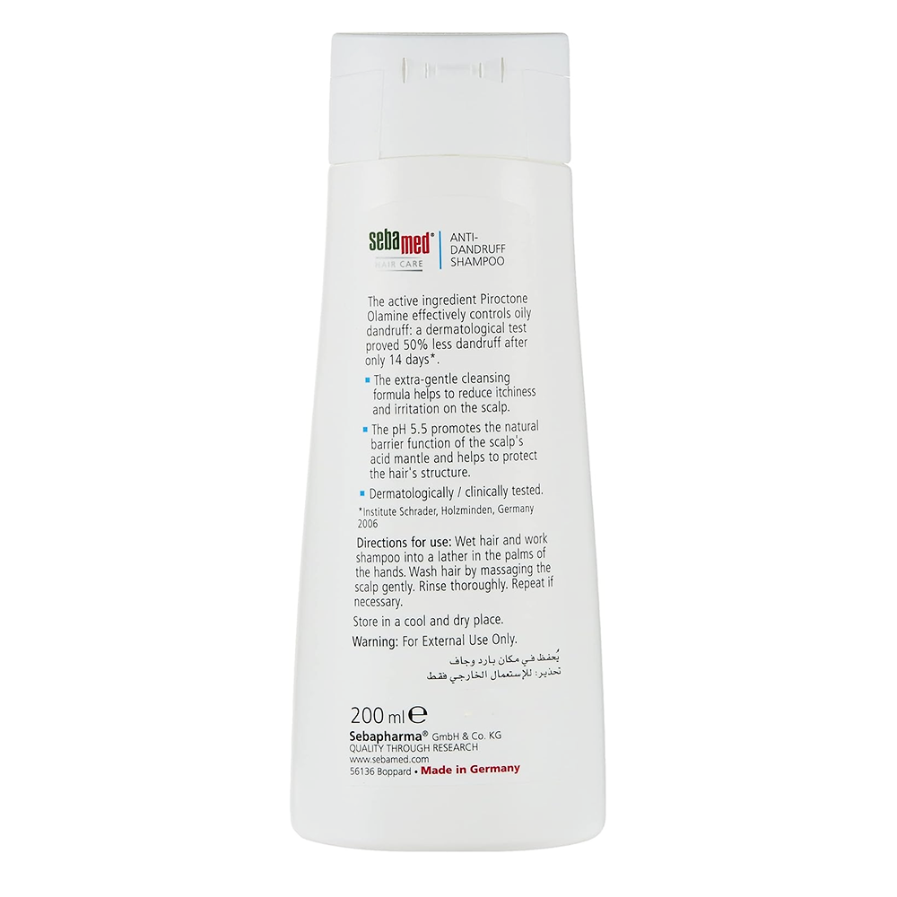 SEBAMED ANTI DANDRUFF SHAMPOO 200ML, Shampoo