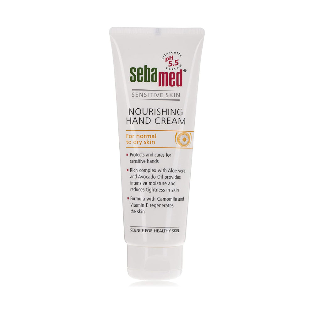 SEBAMED NOURISHING HAND CREAM FOR SENSITIVE, NORMAL TO DRY SKIN – 75ML, Lotions & Moisturizers
