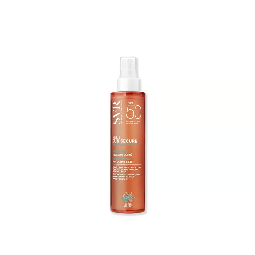 SVR Sun Secure Huile Sèche SPF 50 - 200ml, Sunscreen