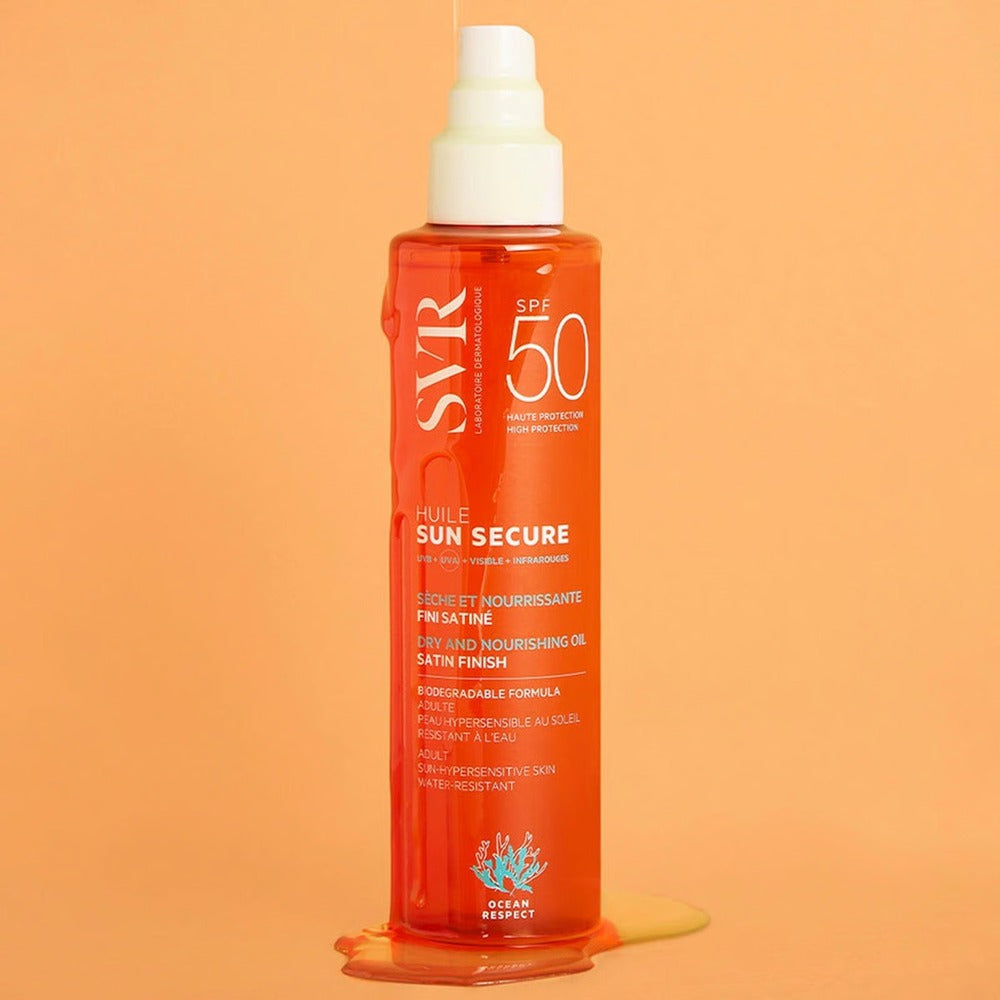 SVR Sun Secure Huile Sèche SPF 50 - 200ml, Sunscreen