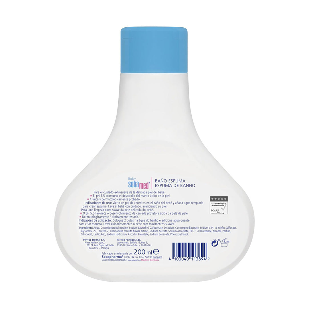 Sebamed Baby Bubble Bath - 200ml, Baby Bathing 