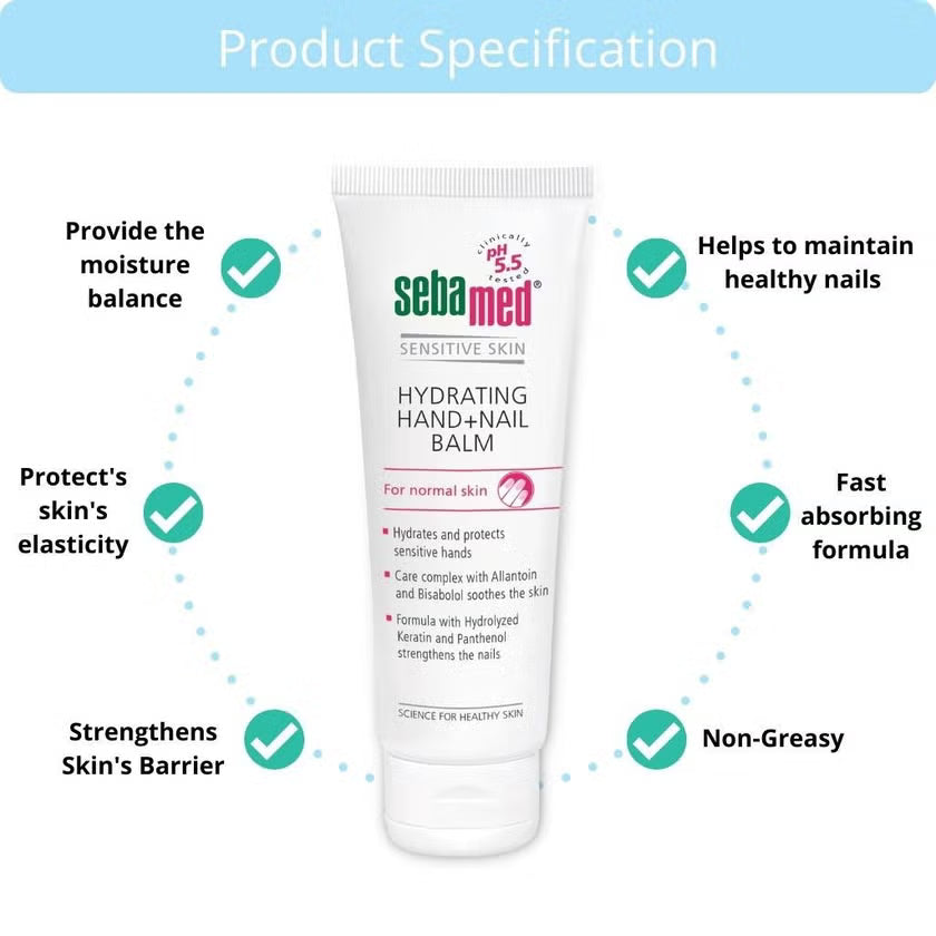 Sebamed Hand and Nail Balm - 75ml, Hand Creams