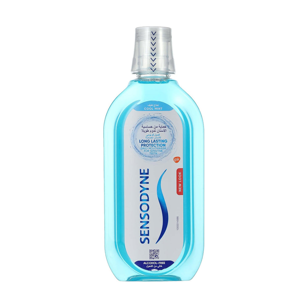 Sensodyne Cool Mint Mouthwash for Sensitive Teeth - 500ml, Mouthwash