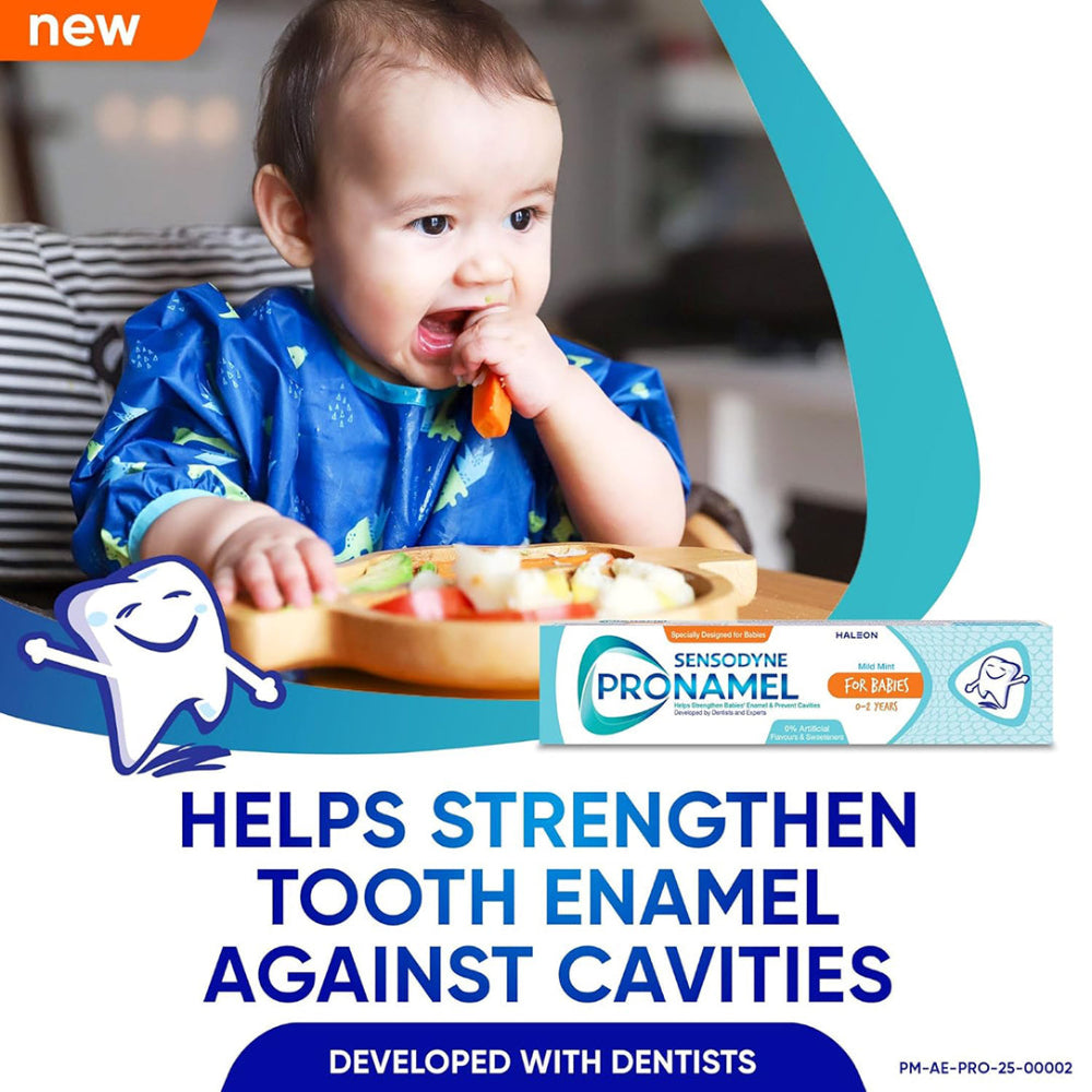 Sensodyne Pronamel Babies Mild Mint Toothpaste (0-2 Years) - 50ml, Toothpaste