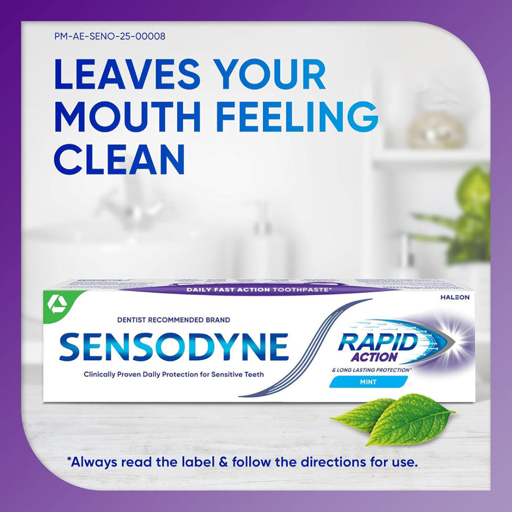Sensodyne Rapid Action Whitening Toothpaste - 75ml, Toothpaste