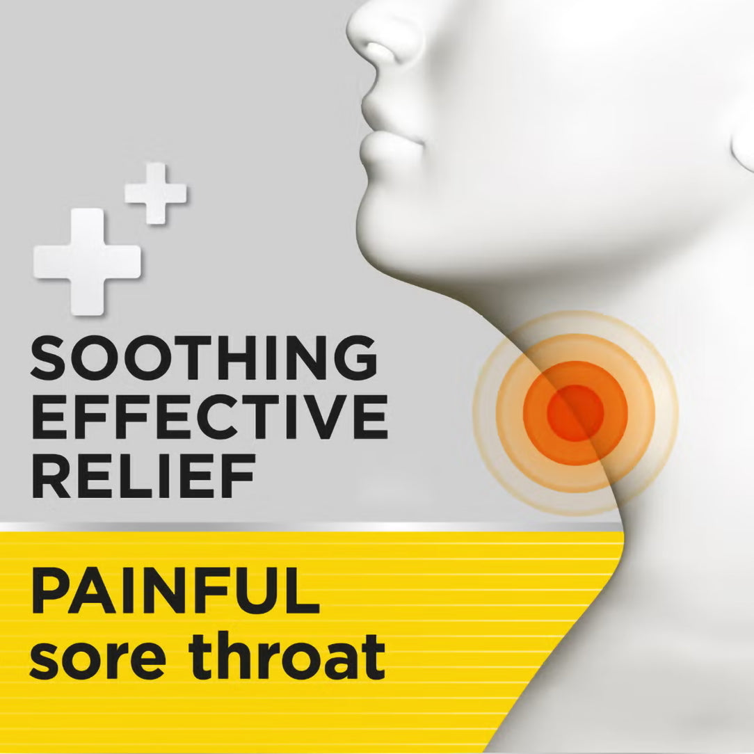 Strepsils Extra Honey & Lemon Sore Throat Lozenges - 24 Pieces, Respiratory Care