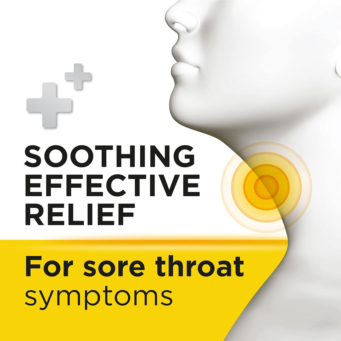 Strepsils Honey & Lemon Sore Throat Lozenges - 24 Pieces, Respiratory Care