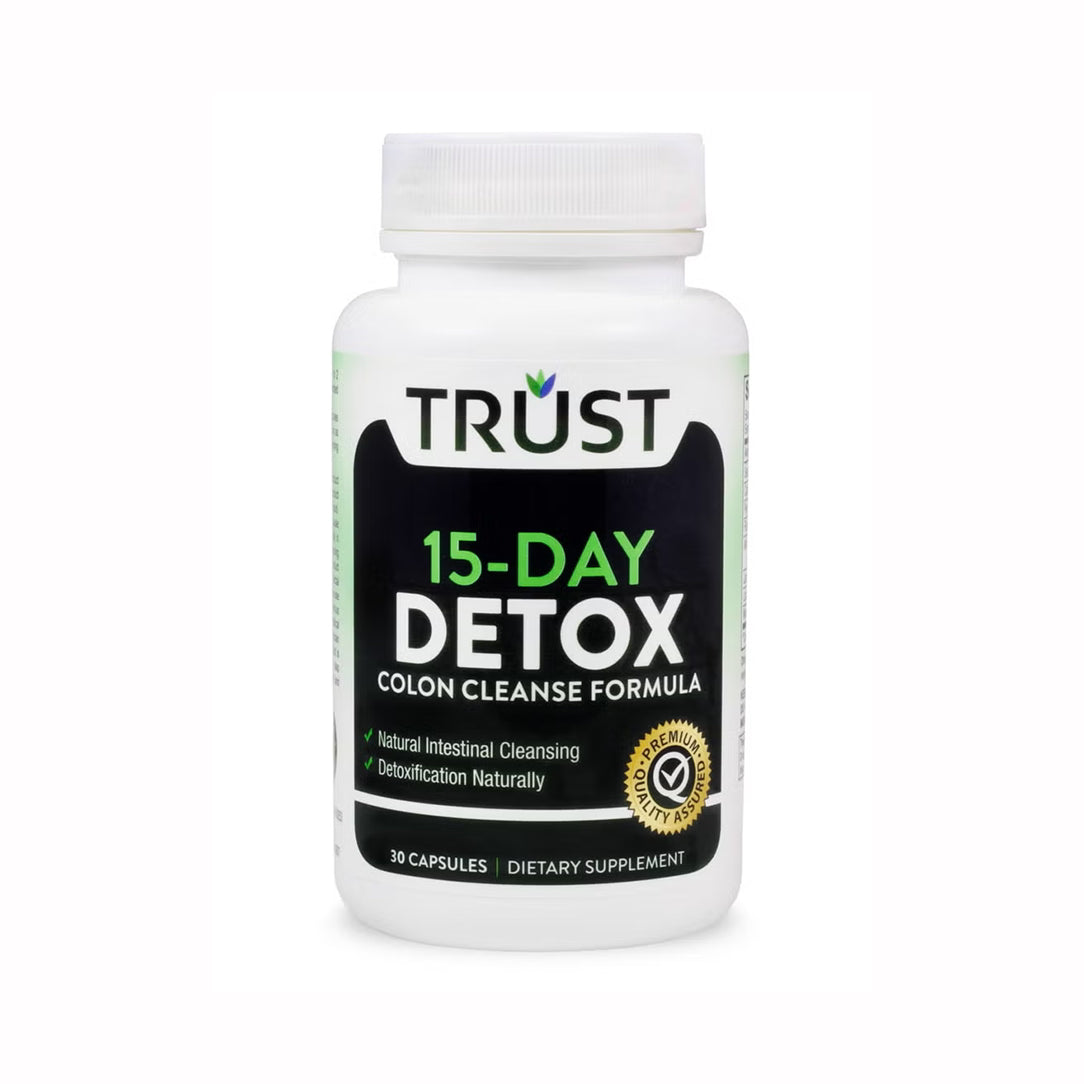Trust 15-Day Detox Colon Cleanse - 30 Capsules, Colon Cleanses