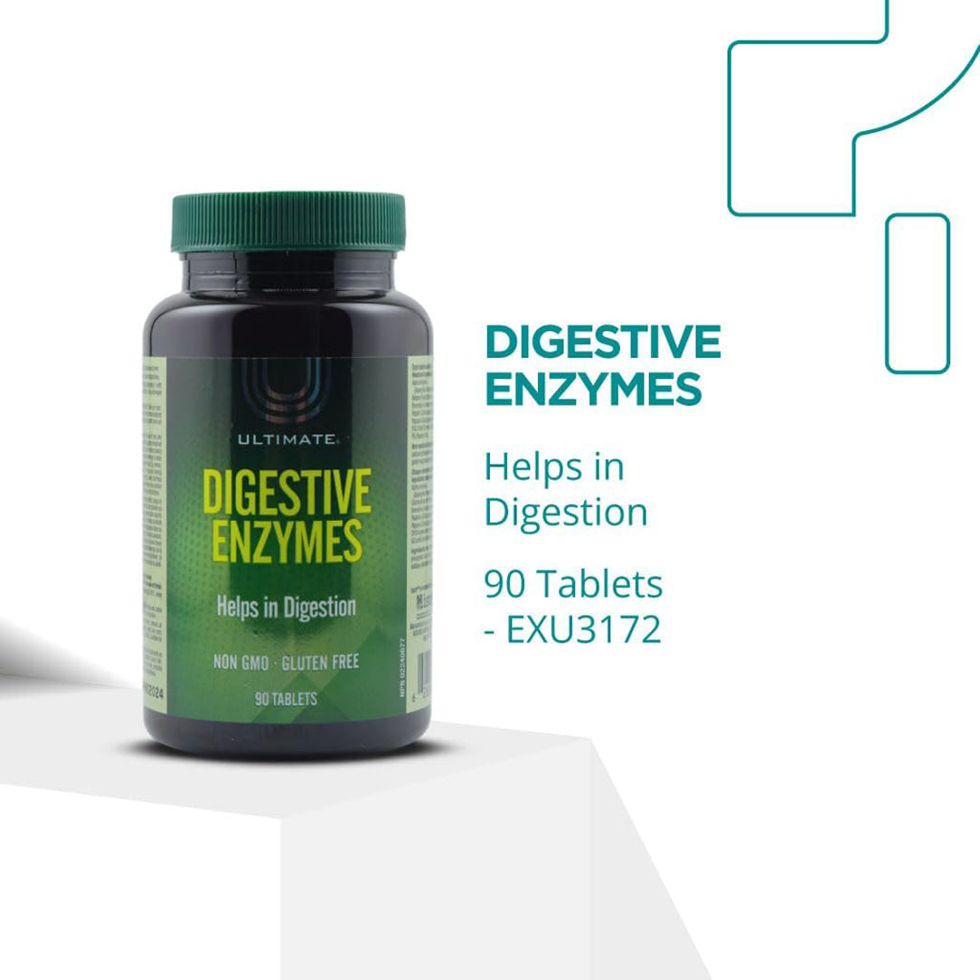 Ultimate Digestive Enzymes - 90 Tablets, Digestive Supplements