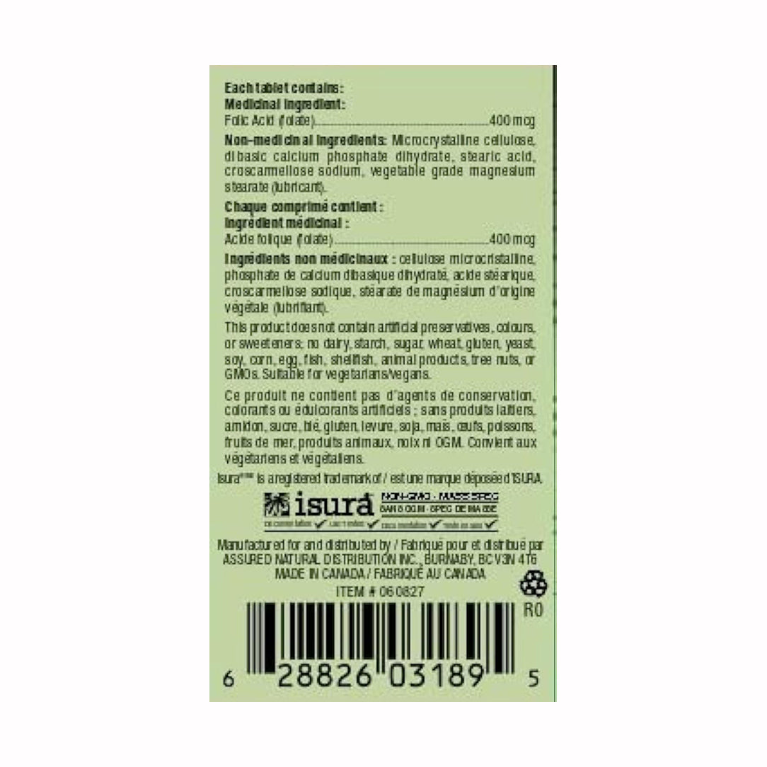 Ultimate Folic Acid 400mcg - 90 Tablets, Vitamins & Supplements