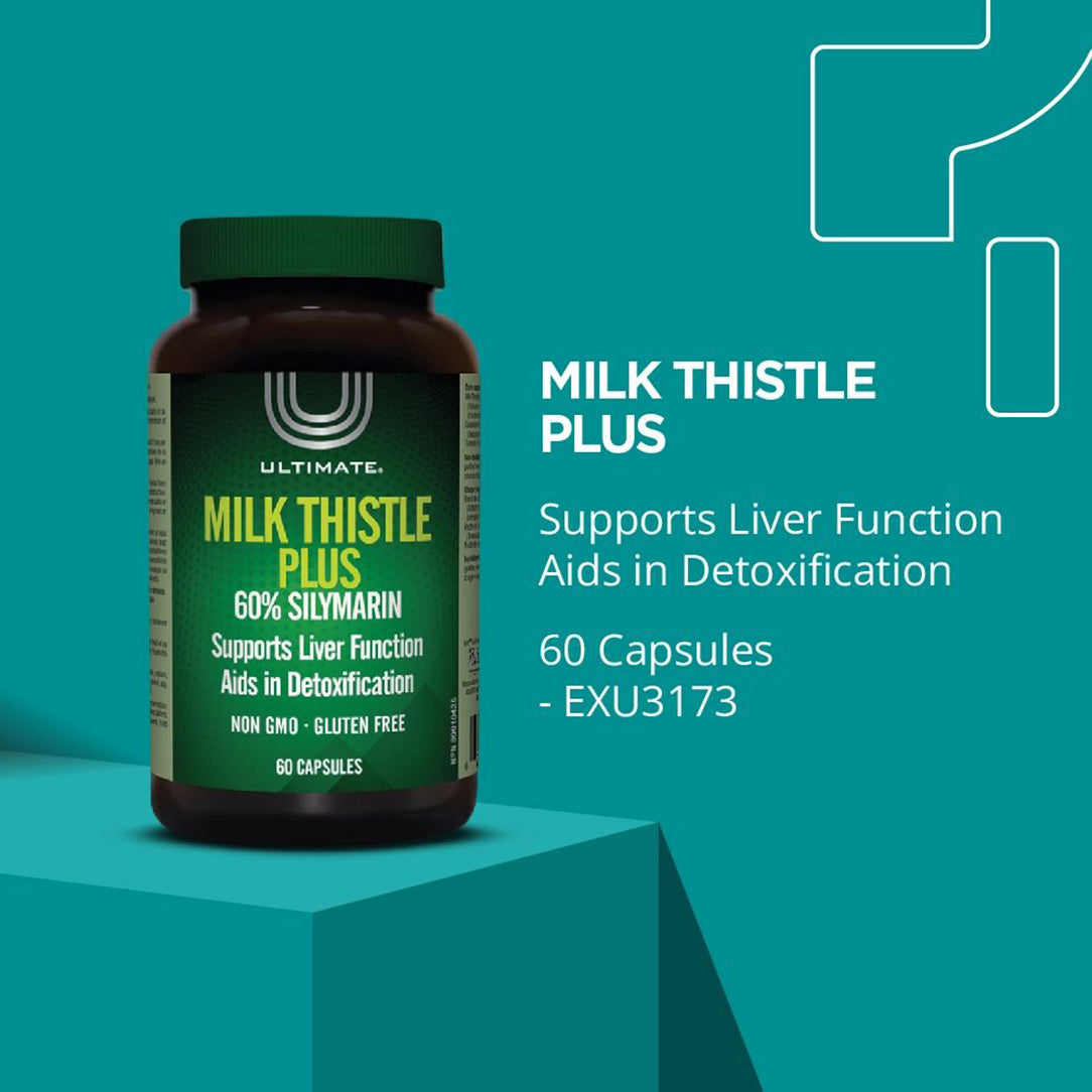 Ultimate Milk Thistle Plus 250mg - 60 Capsules, Herbal Supplements