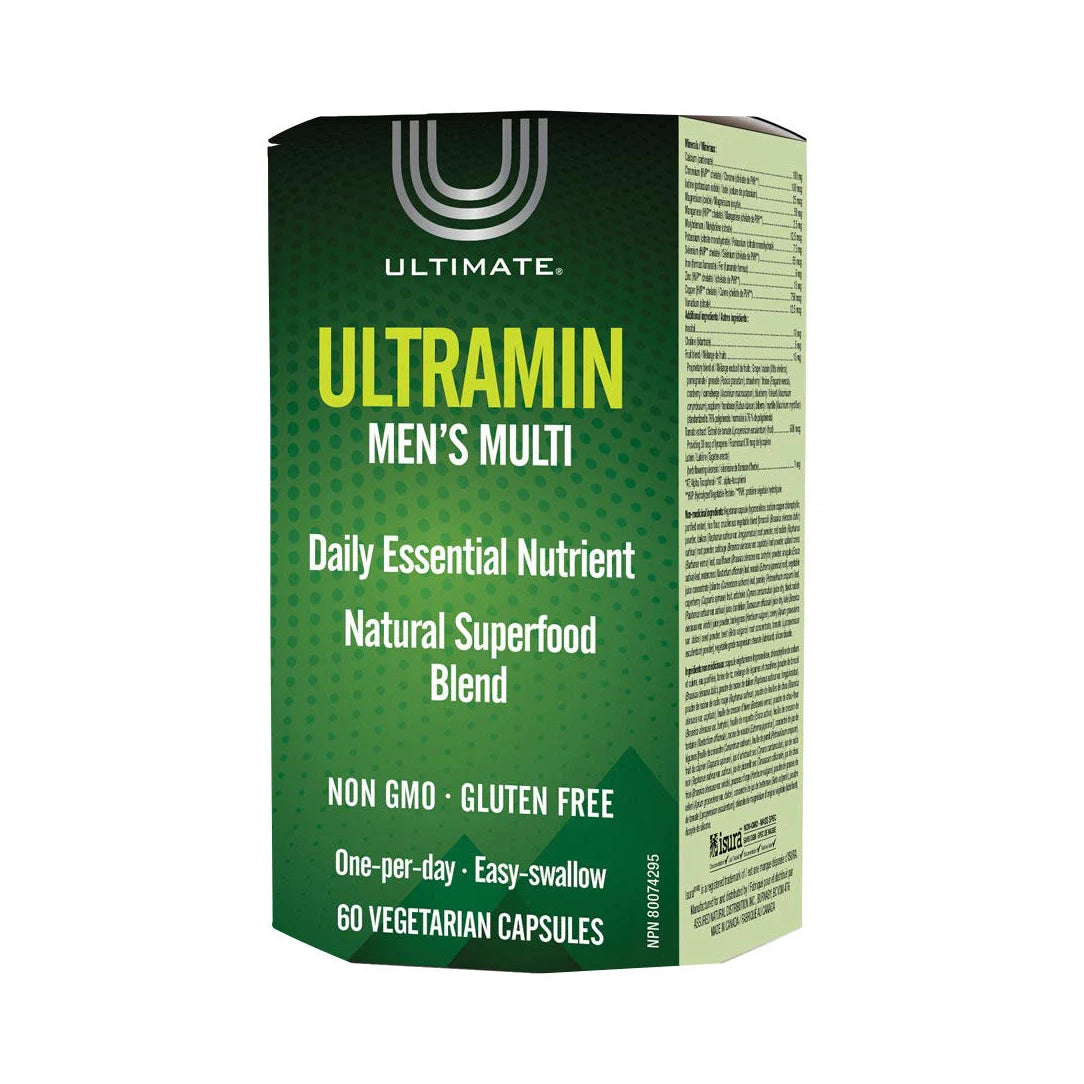 Ultimate Ultramin Men’s 50+ Multivitamin - 60 Capsules, Multivitamin Supplements
