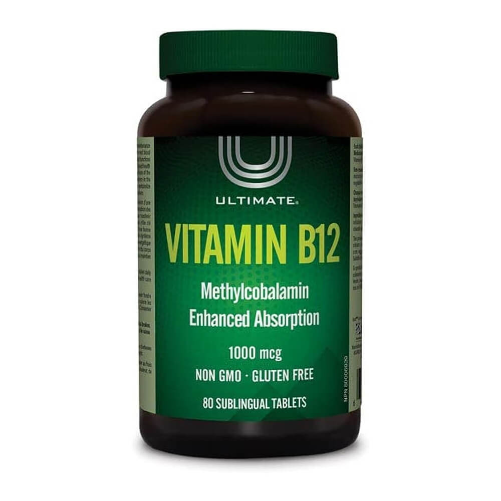 Ultimate Vitamin B12 Subtabs – 80 tablets for energy & nerve health