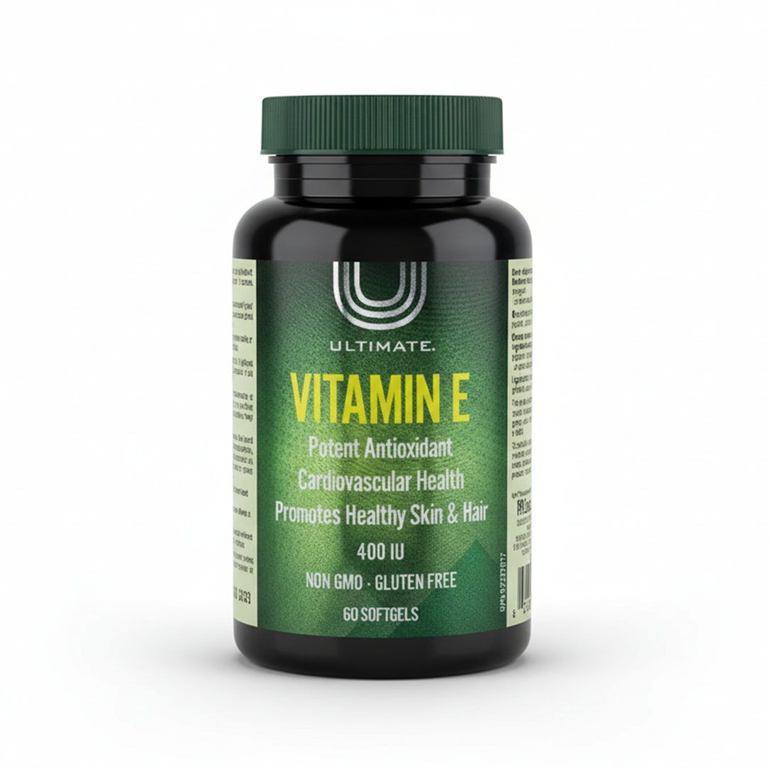 Ultimate Vitamin E 400 IU - 60 Softgels, Vitamins & Supplements
