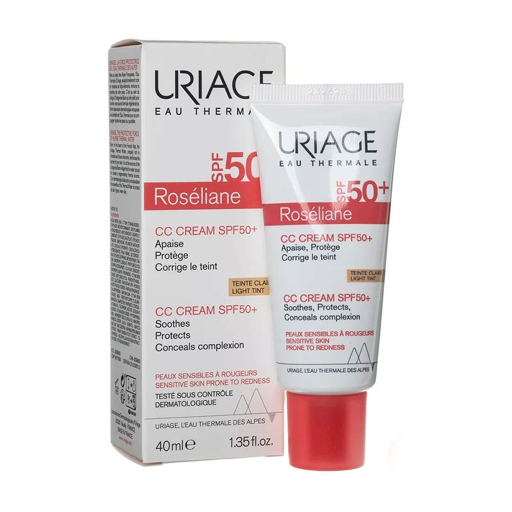 Uriage Roséliane CC Cream SPF50+ Anti-Redness 40ml tube
