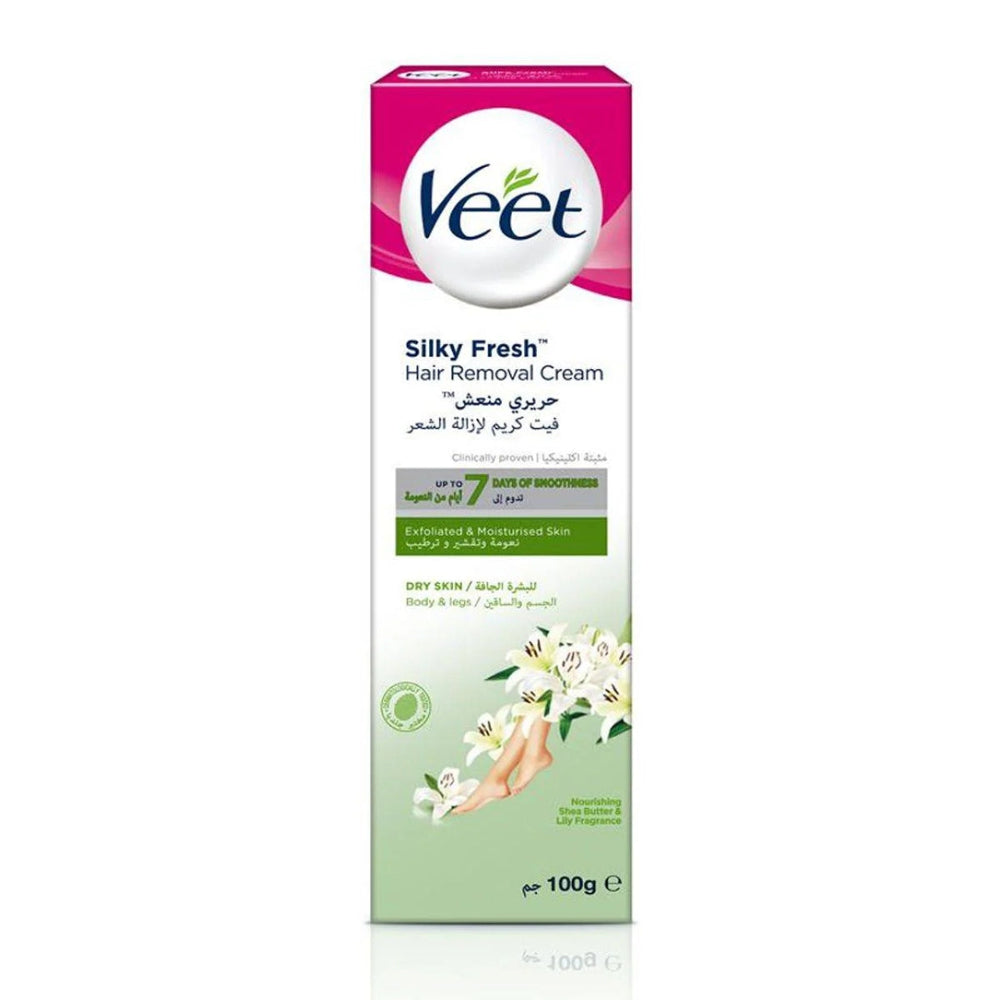 Veet Hair Removal Cream for Dry Skin - 100g, Depilatories