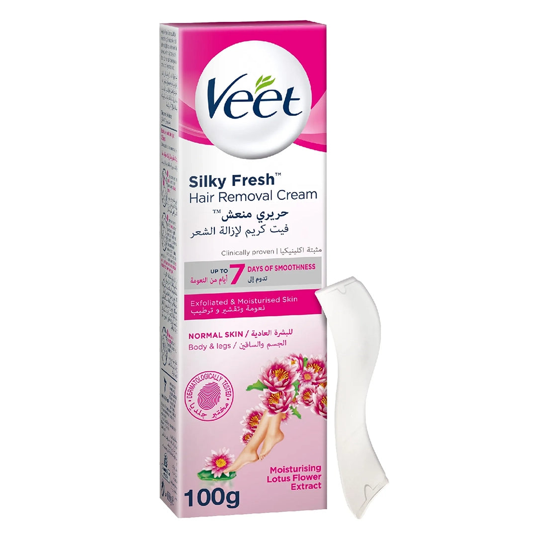 Veet Hair Removal Cream for Normal Skin - 100ml, Depilatories