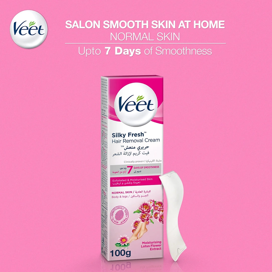 Veet Hair Removal Cream for Normal Skin - 100ml, Depilatories