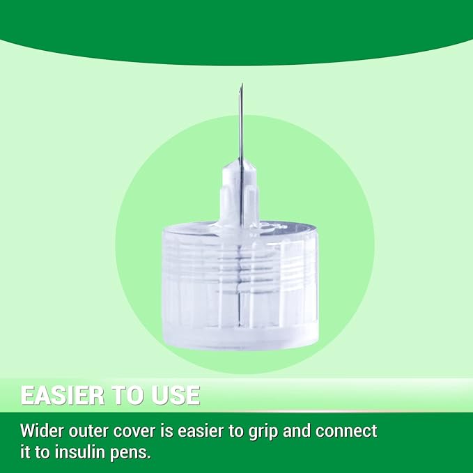 Verifine Insulin Pen Needles 32G x 4mm - Pack of 100, Medical Needles