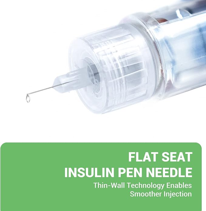 Verifine Insulin Pen Needles 32G x 4mm - Pack of 100, Medical Needles