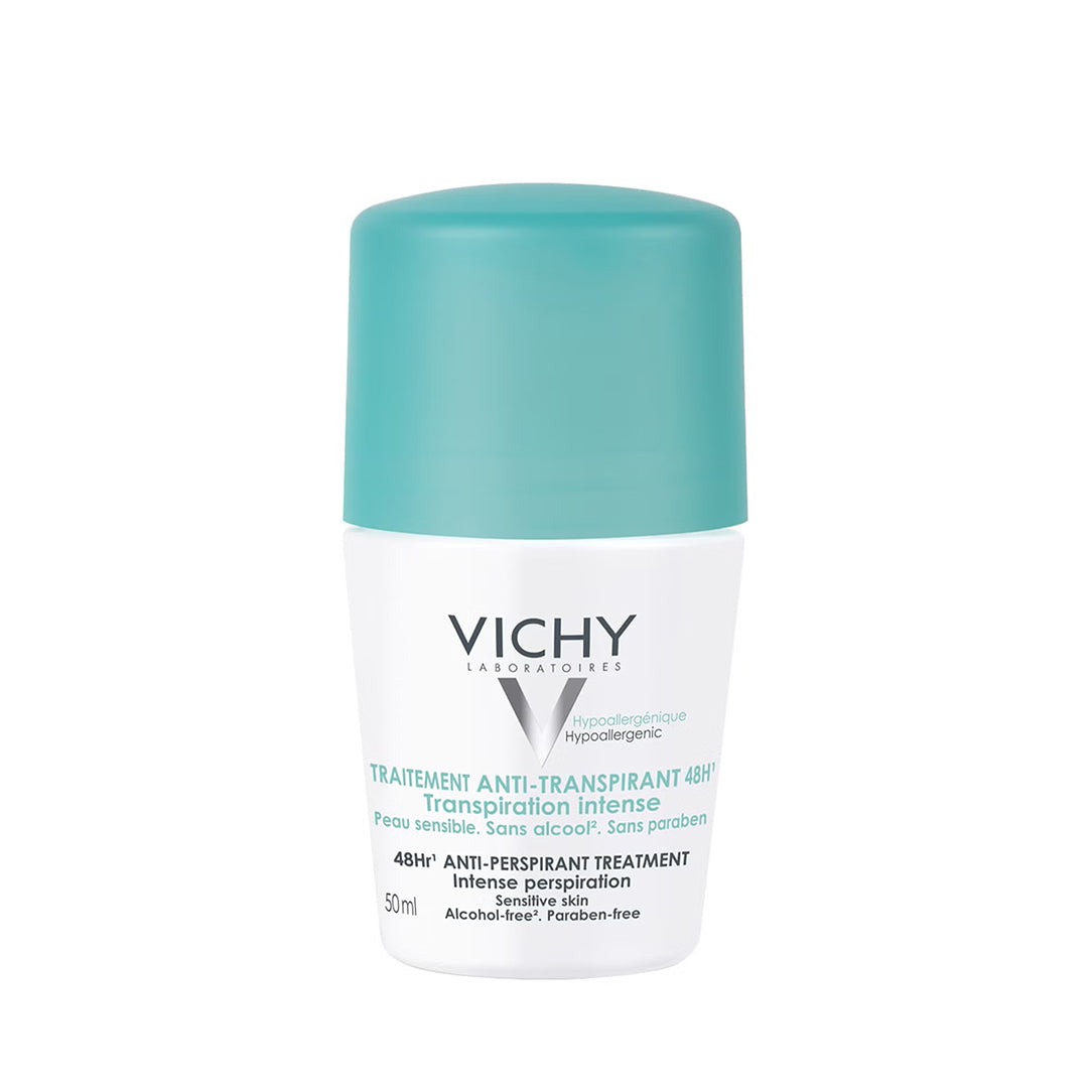 Vichy 48H Intensive Anti-Perspirant Deodorant Roll-On - 50ml, Anti-Perspirant