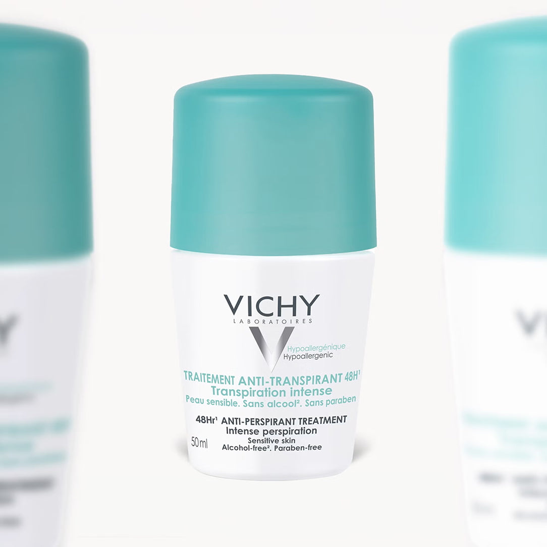 Vichy 48H Intensive Anti-Perspirant Deodorant Roll-On - 50ml, Anti-Perspirant