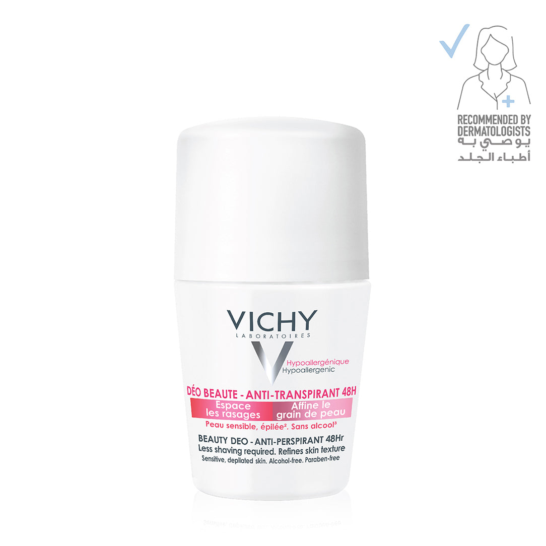 Vichy Beauty Deo 48H Anti-Perspirant Roll-On - 50ml, Anti-Perspirant