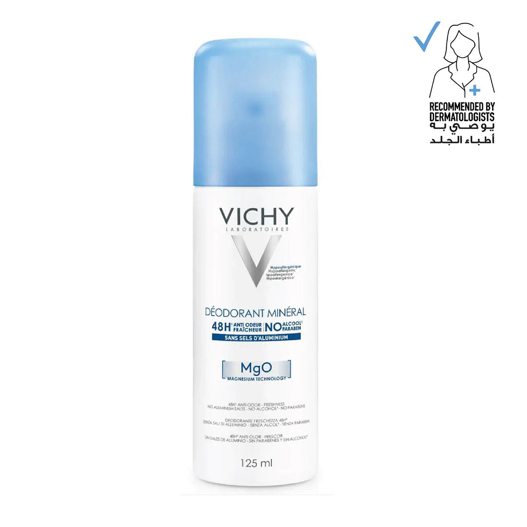 Vichy Mineral 48H Aluminum-Free Deodorant Spray - 125ml, Deodorants