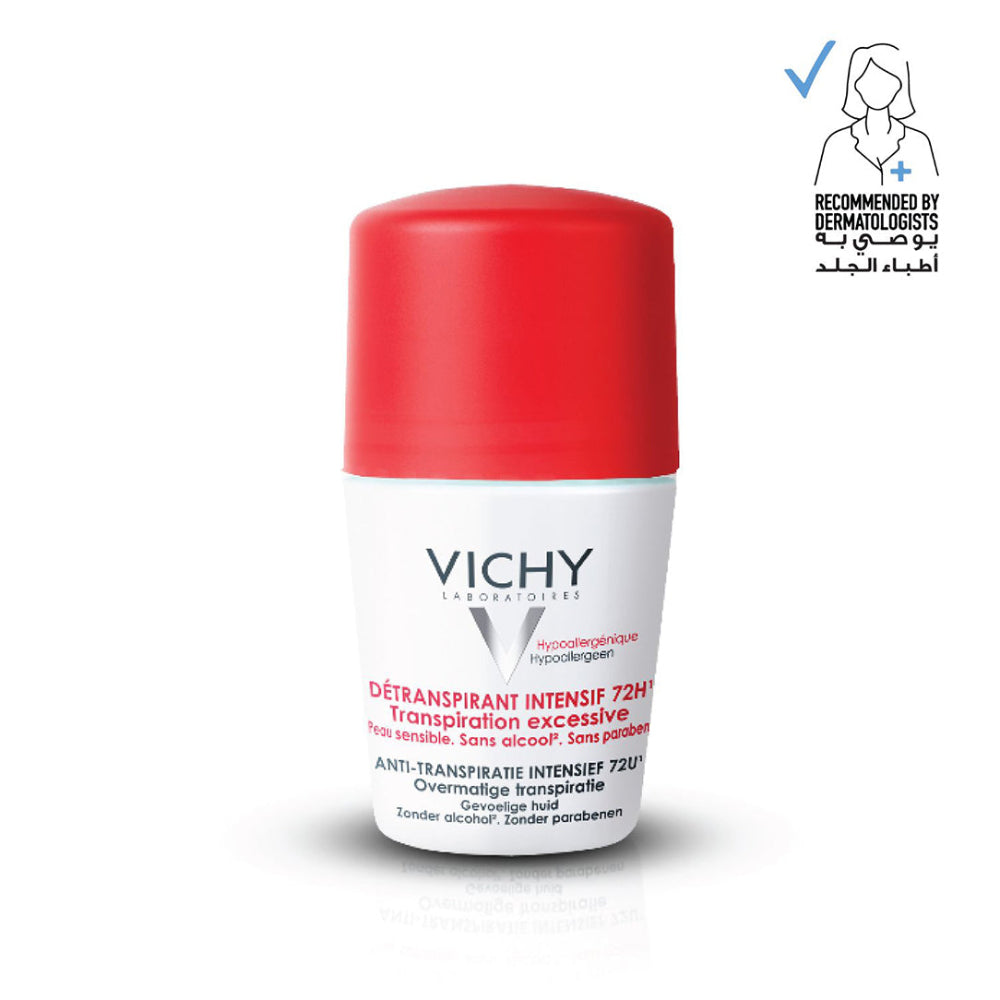 Vichy Stress Resist 72H Anti-Perspirant Deodorant Roll-On - 50ml, Anti-Perspirant
