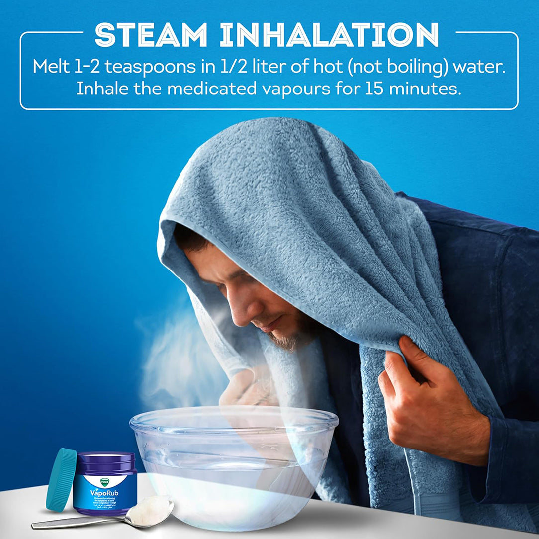 Vicks VapoRub Cough & Cold Relief Topical Balm - 100g, Respiratory Care 