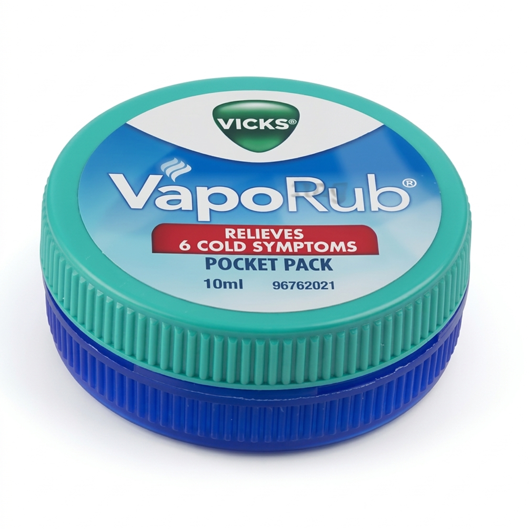 Vicks VapoRub Cough & Cold Relief Topical Balm - 10g, Respiratory Care