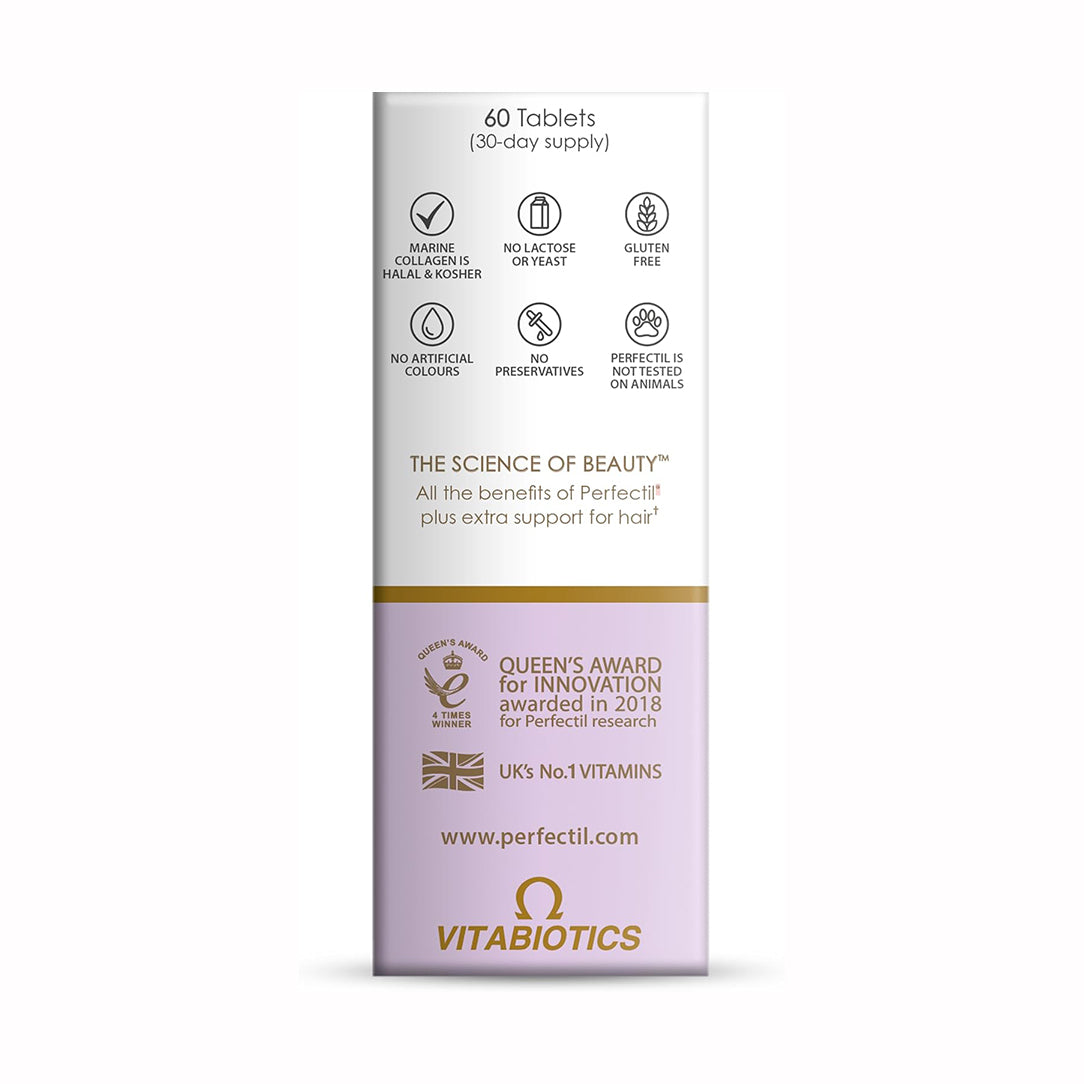 Vitabiotics Perfectil Plus Hair - 60 Tablets, Supplements