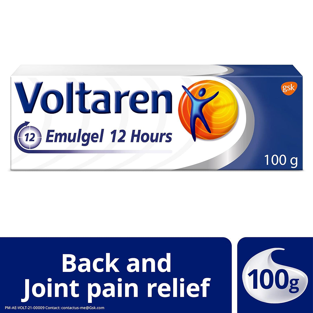 Voltaren Emulgel 2 Percent Diclofenac Pain Relief Gel - 100g, Medicine & Drugs 