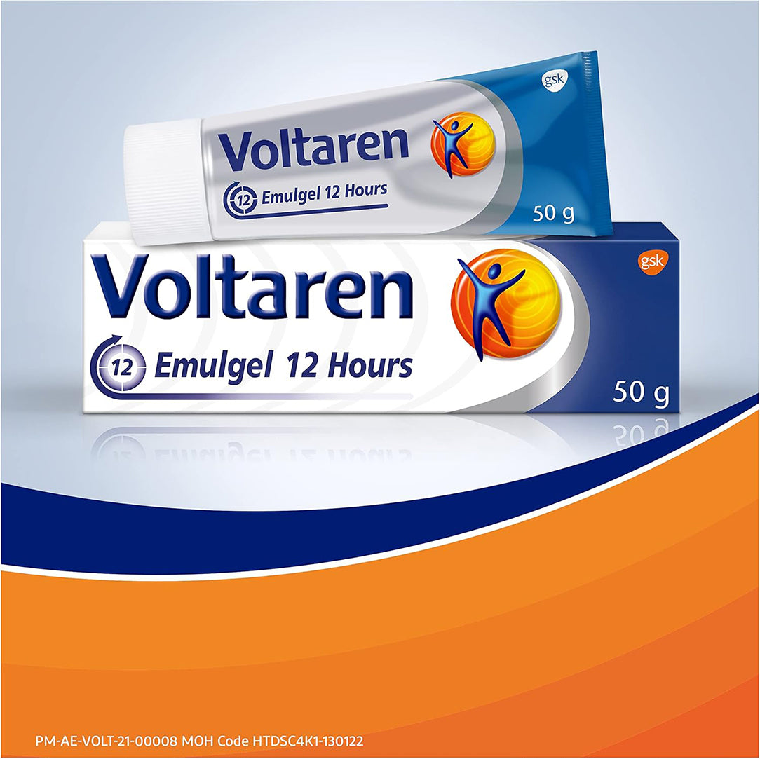 Voltaren Emulgel 2 Percent Diclofenac Pain Relief Gel - 100g, Medicine & Drugs 