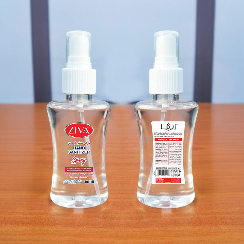 Ziva Hand Sanitizer Spray - 100ml, Hand Sanitizers & Wipes