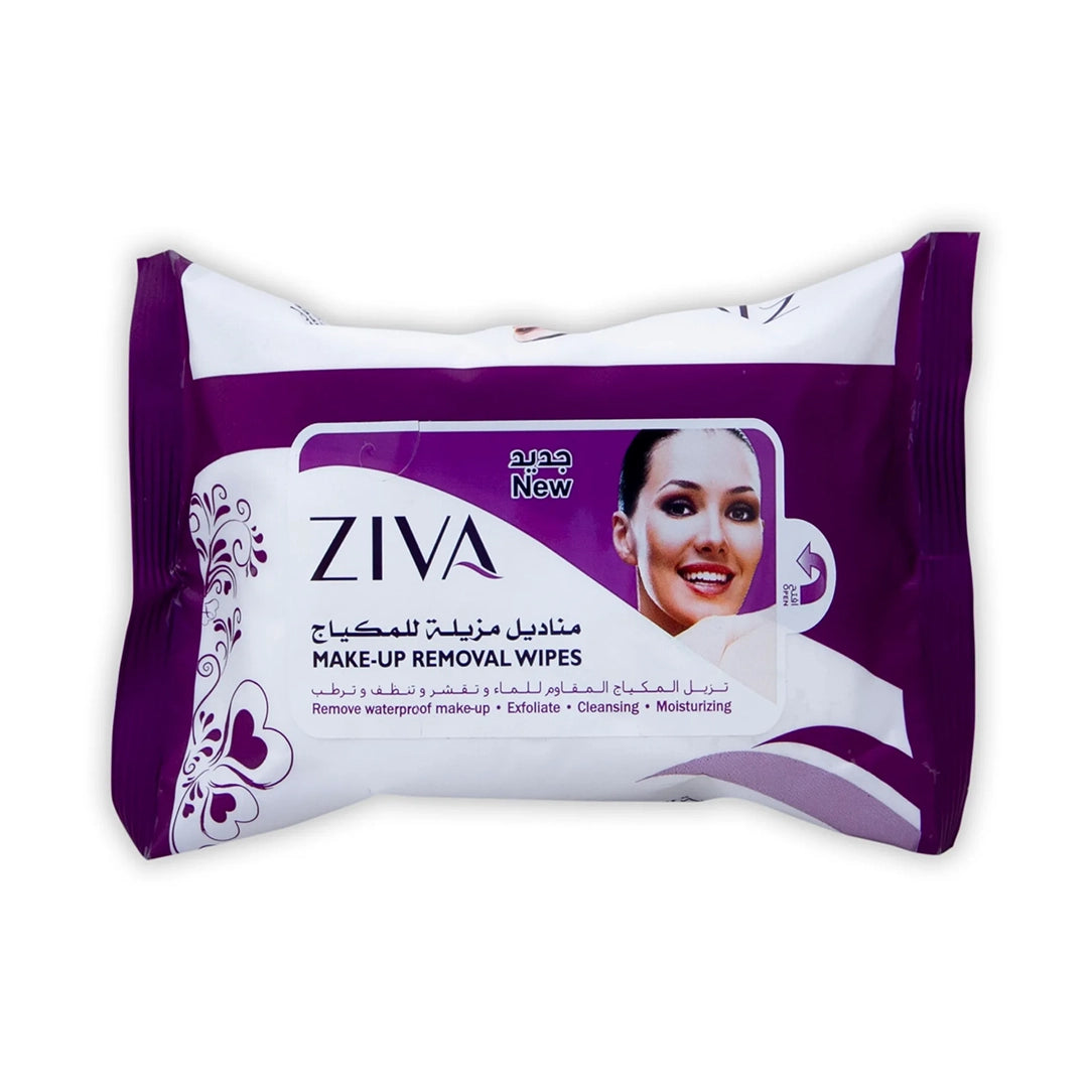 Ziva Makeup Removal Wipes - 25s, Makeup Removers