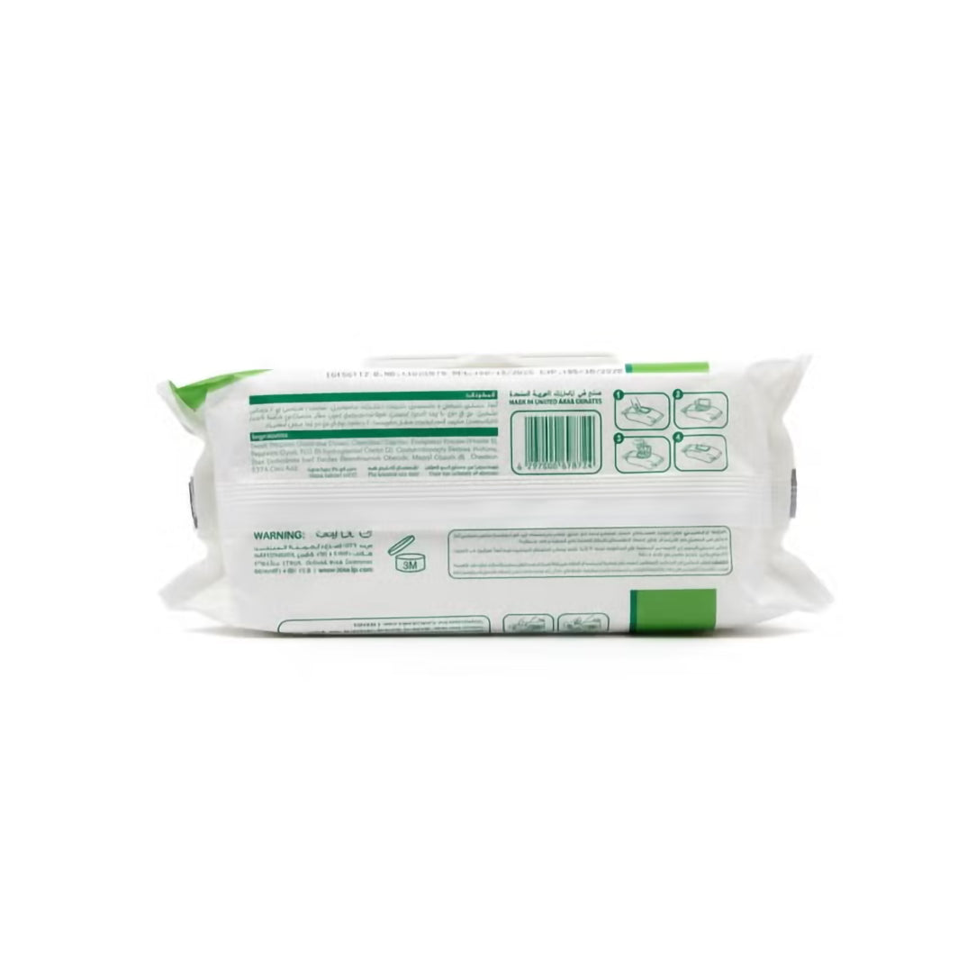 Ziva Personal Care Wipes with Aloe Vera & Vitamin E - 64 Wipes, Hygienic Wipes