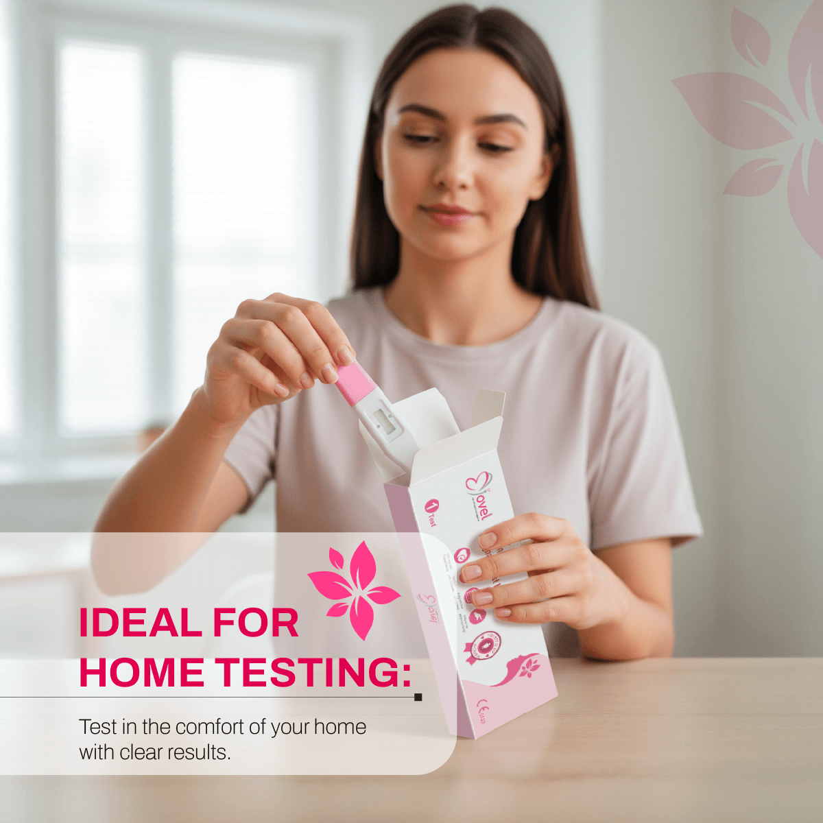 Jovel HCG One Step Pregnancy Test Midstream - 50 Tests